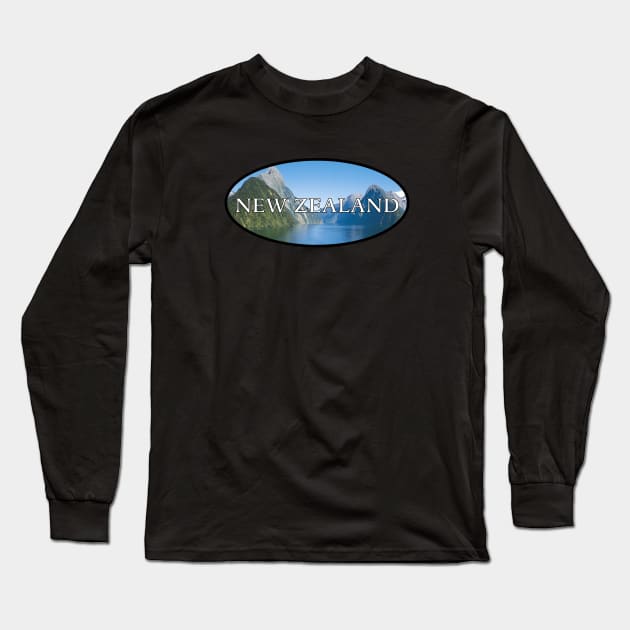 New Zealand Long Sleeve T-Shirt by ACGraphics